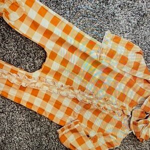 Sleeper ruffle details one piece